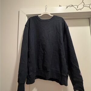 Champion Men's Navy Crewneck Sweatshirt